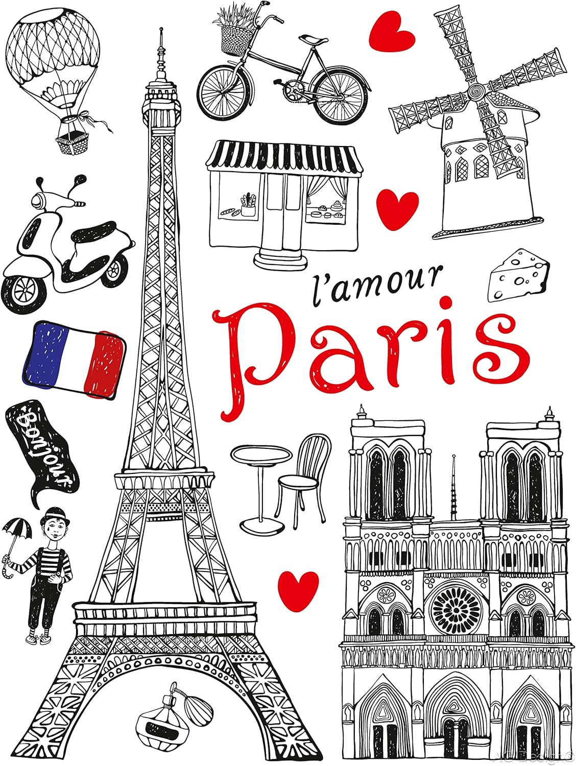 1039 Párizs-Paris falmatrica