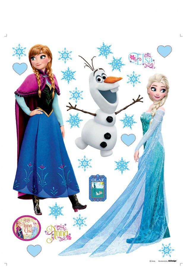 DKS 1095 Jégvarázs Frozen falmatrica Disney