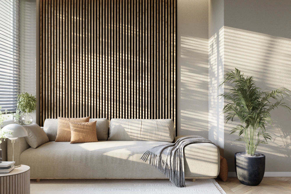 Black Loft lamellás falpanel 270*30cm