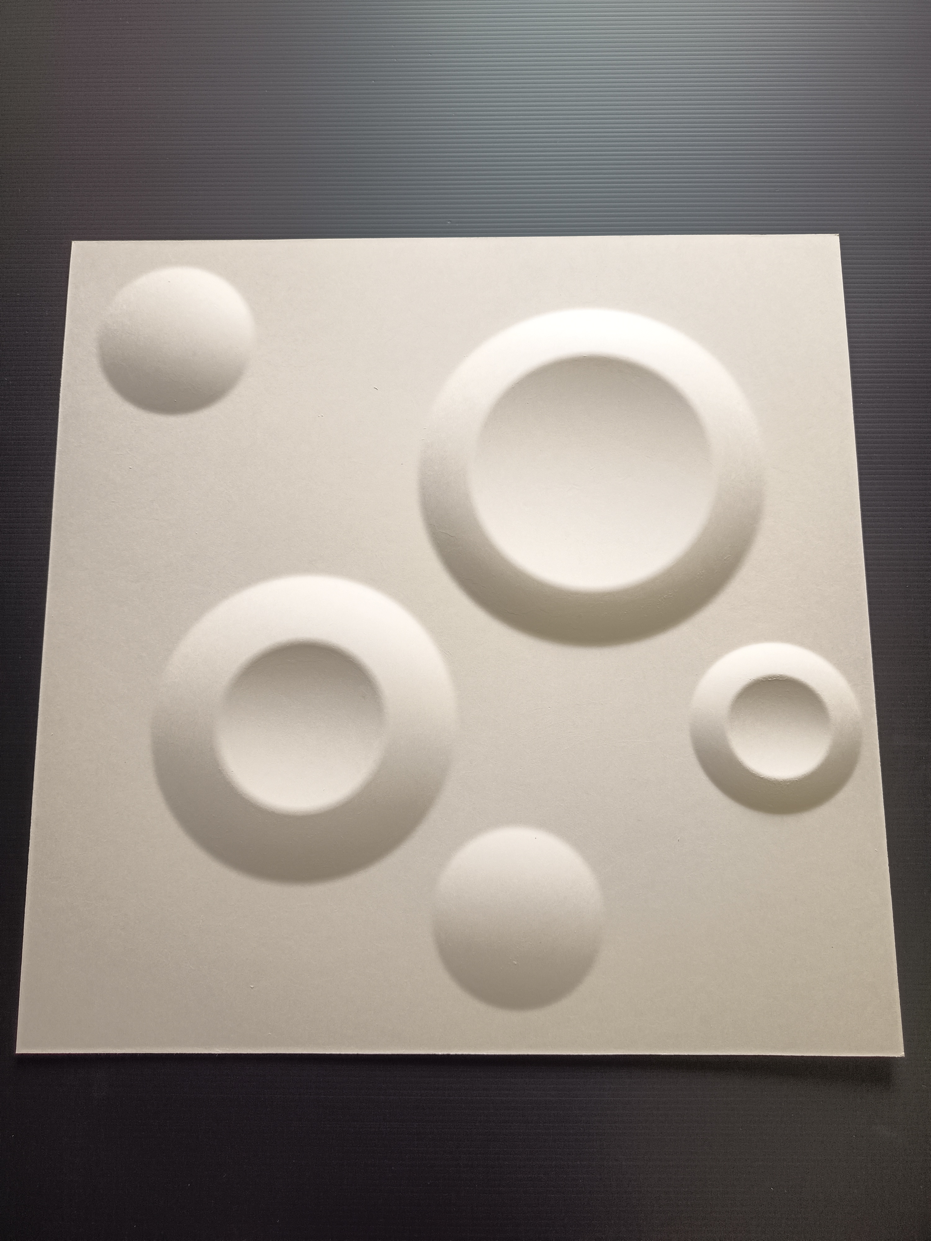 PLANETA 3D falpanel-modern festhető újrahasznosított anyag